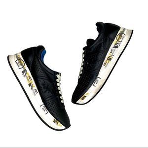 Premiata Conny Perforated Detailed Sneakers